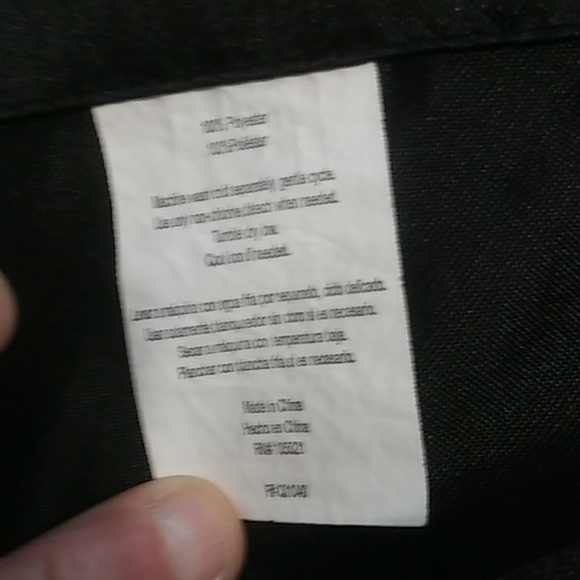 Set of 4 black satin window panels - Picture 7 of 7